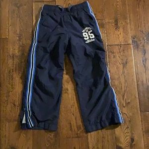 Boys lined athletic pants